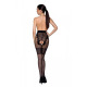 Колготки с открытым доступом Passion TIOPEN 013 black 3/4 (20/40 den), ажурные трусики и подвязки