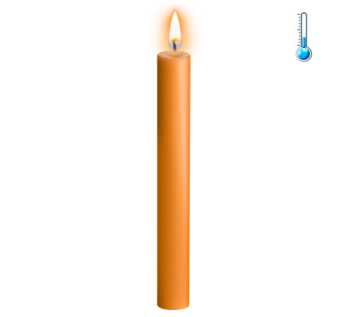 Свічка БДСМ Тонка Помаранчева висота 16 см