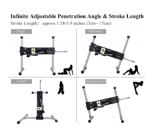 Секс-машина Hismith AK-01 Sex Machine з фалоімітатором