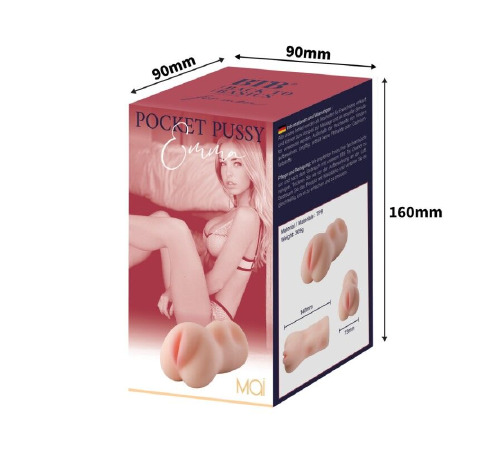 Мастурбатор-вагина MAI Pocket Pussy Emma Flesh