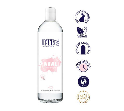 Анальна змазка на водній основі BTB Anal Relax (250 мл)