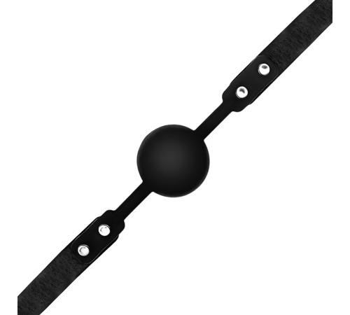 Силиконовый кляп NeDlyaSkuki Gag Ball черный