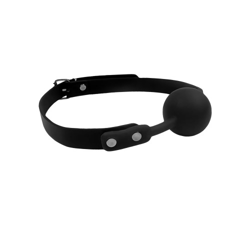 Силиконовый кляп NeDlyaSkuki Gag Ball черный