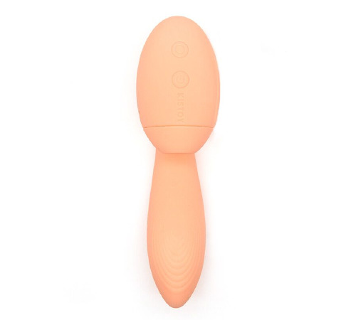 Вакуумный вибратор KISTOY Tina Mini Orange, вагинально-клиторальный