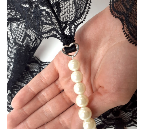 Женские трусики с жемчугом Энни