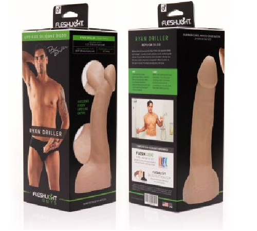 Фаллоимитатор Fleshlight Guys: Ryan Driller Dildo, по слепку пениса