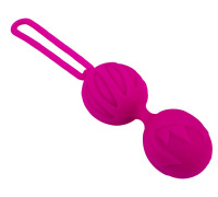 Вагинальные шарики Adrien Lastic Geisha Lastic Balls BIG Magenta (L), диаметр 4см, вес 90гр