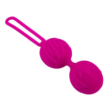 Вагинальные шарики Adrien Lastic Geisha Lastic Balls BIG Magenta (L), диаметр 4см, вес 90гр