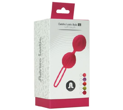 Вагинальные шарики Adrien Lastic Geisha Lastic Balls Mini Pink (S), диаметр 3,4см, вес 85г