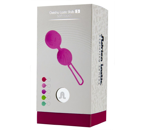 Вагинальные шарики Adrien Lastic Geisha Lastic Balls Mini Pink (S), диаметр 3,4см, вес 85г
