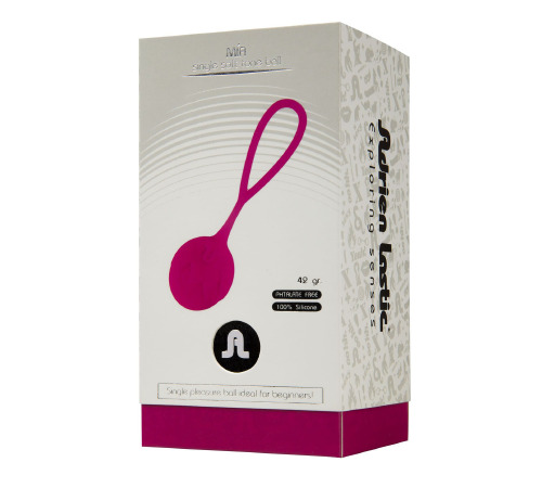 Вагинальные шарики Adrien Lastic Geisha Lastic Balls Mía Magenta (L), диаметр 4см, вес 42г