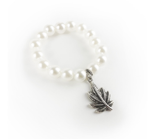 Мужское украшение Жемчужная нить на пенис Cannabis