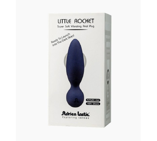 Анальна вібропробка Adrien Lastic Little Rocket макс. діаметр 3,5 см, soft-touch