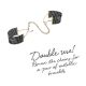 Наручники Bijoux Indiscrets Desir Metallique Handcuffs - Black, металлические, стильные браслеты