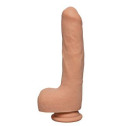 Фалоімітатор Doc Johnson The D - Uncut D - 9 Inch With Balls ULTRASKYN, діаметр 4,5 см, необрізаний