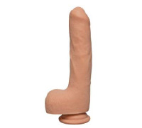 Фалоімітатор Doc Johnson The D - Uncut D - 9 Inch With Balls ULTRASKYN, діаметр 4,5 см, необрізаний