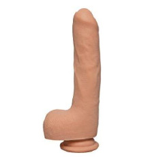 Фаллоимитатор Doc Johnson The D - Uncut D - 9 Inch With Balls ULTRASKYN, диаметр 4,5см, необрезанный