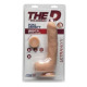 Фалоімітатор Doc Johnson The D - Uncut D - 9 Inch With Balls ULTRASKYN, діаметр 4,5 см, необрізаний
