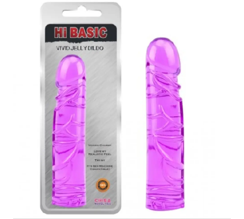 Фаллоимитатор гель Chisa Hi Basic Purple