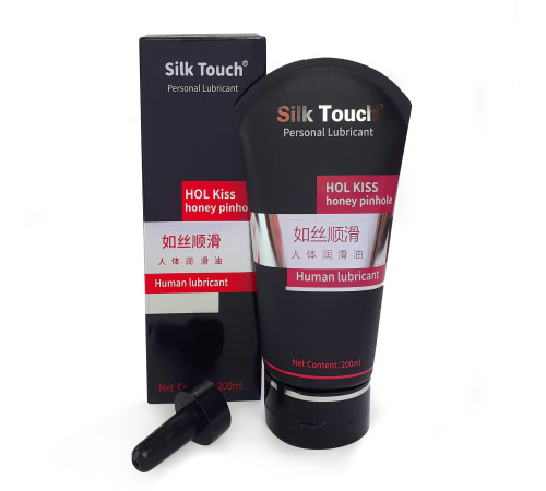 Лубрикант Silk touch на водной основе 200 мл с дозатором