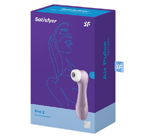 Вакуумный клиторальный стимулятор Satisfyer Pro 2 Violet