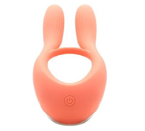 Вібратор для пар KISTOY Martin Orange, два мотори, кріплення на член, діаметр 3,2 см