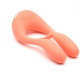 Вібратор для пар KISTOY Martin Orange, два мотори, кріплення на член, діаметр 3,2 см