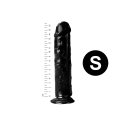 Гелевый реалистичный фаллоимитато Denis размер S, Длина 16,5 см, Диаметр 3 см, Черный