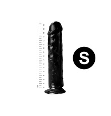Гелевый реалистичный фаллоимитато Denis размер S, Длина 16,5 см, Диаметр 3 см, Черный
