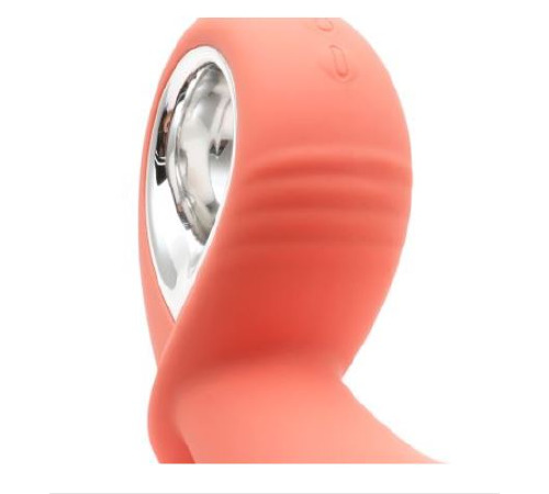 Анальний вібратор KISTOY Klein Orange з кінчиком, що надувається, unisex, діаметр 35-50мм