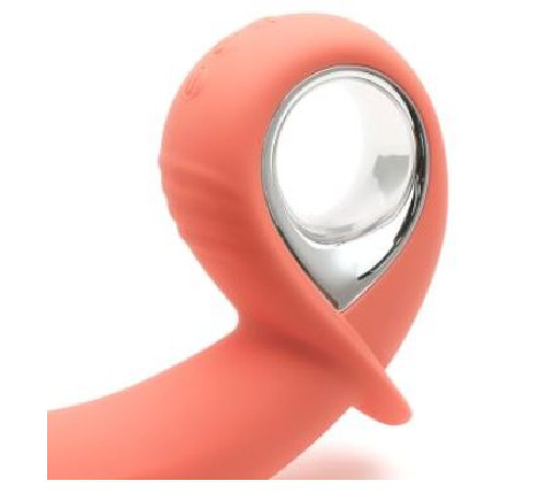 Анальний вібратор KISTOY Klein Orange з кінчиком, що надувається, unisex, діаметр 35-50мм