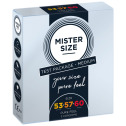 Набор презервативов Mister Size - pure feel - 53–57–60 (3 condoms), 3 размера, толщина 0,05 мм