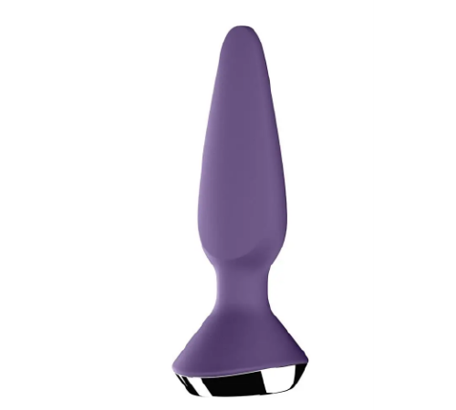 Анальна пробка з двома моторами та керуванням телефоном Satisfyer Plug-ilicious 1 Purple