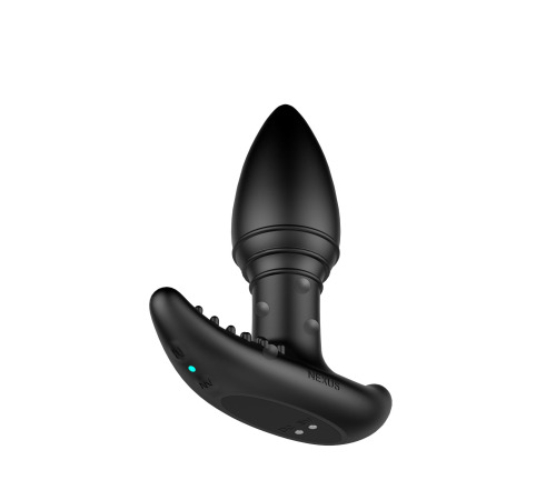 Анальная вибропробка Nexus B-stroker с массирующими бусинами на ножке с пультом Д/У