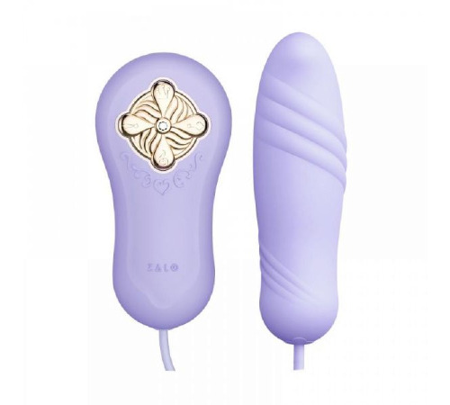 Виброяйцо-пульсатор с функцией нагрева  ZALO TEMPTATION, Fantasy Violet