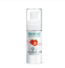 Лубрикант з ефектом вібрації Amoreane Med Liquid Vibrator Strawberry (30 мл)