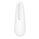 Вакуумный клиторальный стимулятор Satisfyer Curvy 1+ White с управлением через интернет