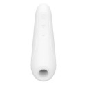 Вакуумный клиторальный стимулятор Satisfyer Curvy 1+ White с управлением через интернет