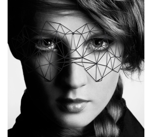 Маска на лицо Bijoux Indiscrets - Kristine Mask, виниловая, клеевое крепление, без завязок