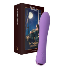 Вибратор с подогревом FairyGasm WowGenie violet, подогрев до 42 °C