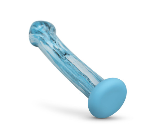 Стеклянный дилдо Gildo - Ocean Ripple Glass Dildo