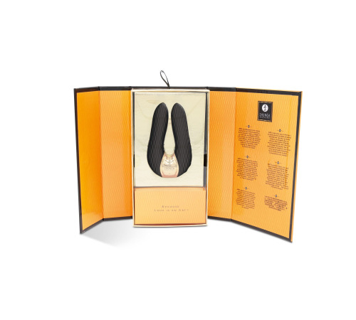 Вибратор для клитора Shunga Aiko Black, гибкие кончики