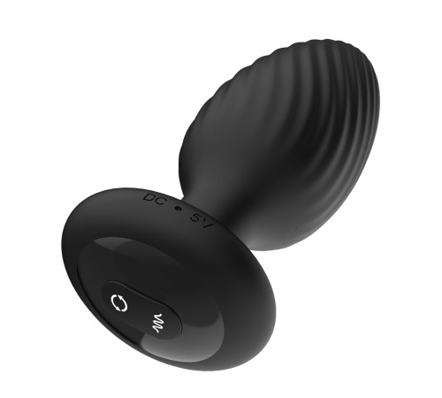 Анальна пробка Nexus TORNADO Medium, ротація+вібрація, пульт ДК