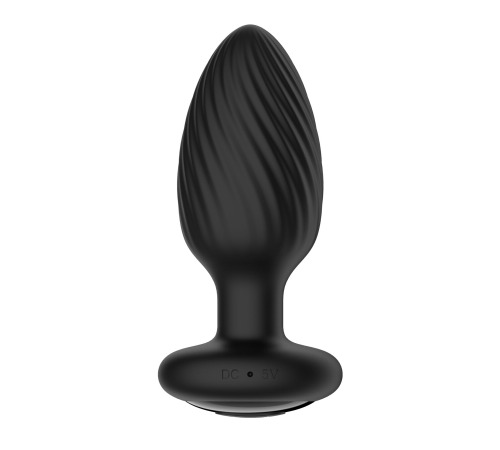 Анальна пробка Nexus TORNADO Medium, ротація+вібрація, пульт ДК