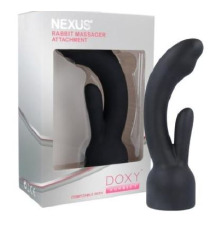 Насадка для вибромассажера Doxy Number 3 - Nexus Rabbit Massager в виде вибратора-кролика