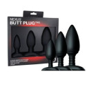 Набор анальных пробок Nexus Butt Plug Trio, макс. диаметр 3см - 4см - 5см