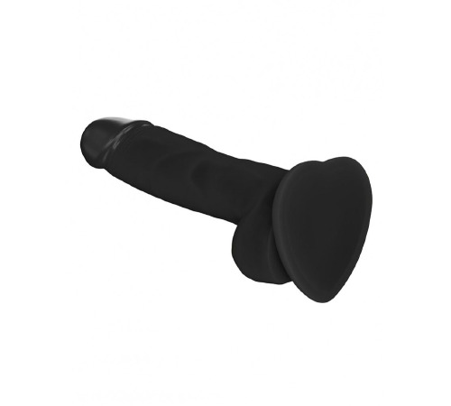 Реалістичний фалоімітатор Strap-On-Me SOFT REALISTIC DILDO Black - Size M