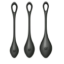 Набор йони бусин Satisfyer Yoni Power 2 Black, диаметр 2-2,5-3см, вес 22-44-73г