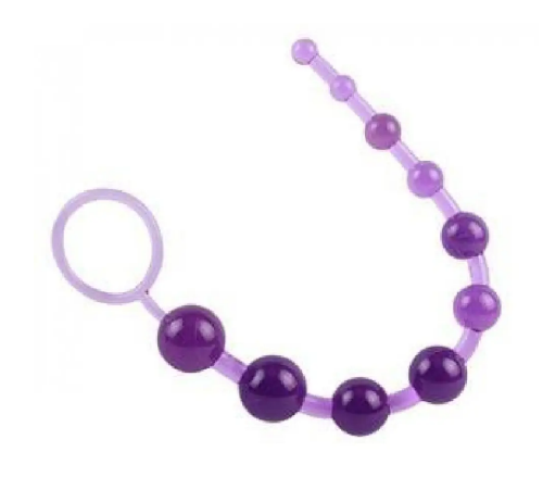 CH31710 Анальний ланцюжок Basic Training Sassy 10 фіолетовий Chisa