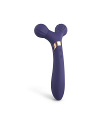 Вибратор-массажер для пар 2 в 1 Love To Love FIREBALL - MIDNIGHT INDIGO